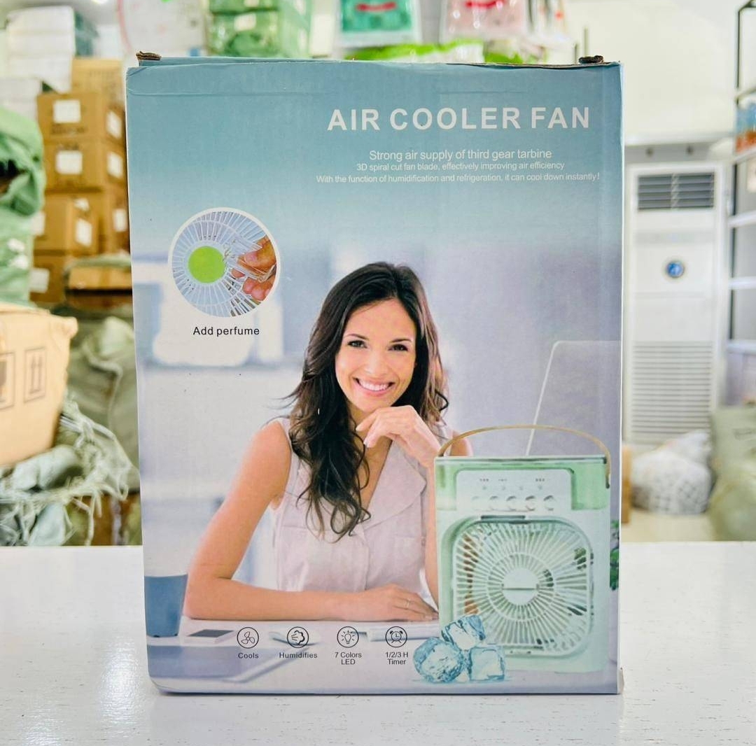 پنکه رومیزی مه پاش مدل AIR COOLER FAN پد دار فقط عمده (30عدد) 